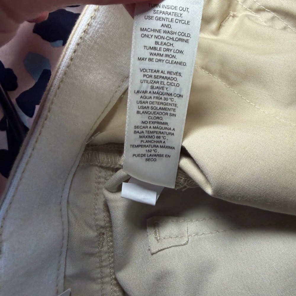 NWT White House Black Market High Rise Utility Crop Pants Size 10. - Picture 7 of 7
